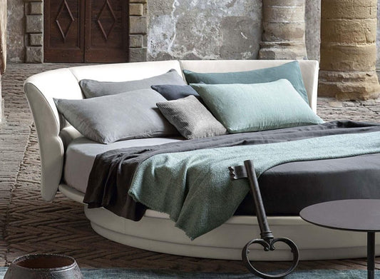 الاسم:السرير الدائري العصري،Modern round bed