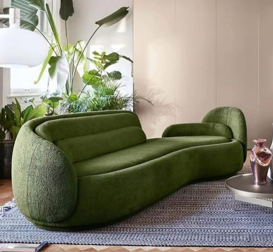 Green sofa